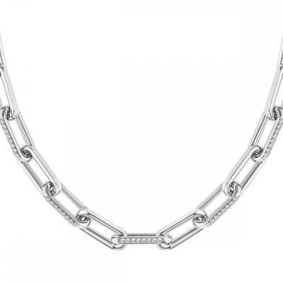 BOSS Stainless Steel Halia Link Necklace