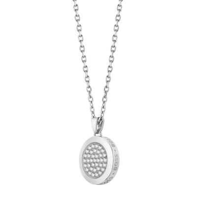 BOSS Stainless Steel Medallion Necklace