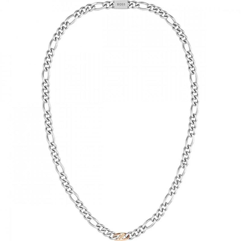 BOSS Stainless Steel Rian Two Tone Necklace