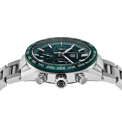 TAG Heuer Carrera 44mm Green Chronograph Automatic Men's Watch