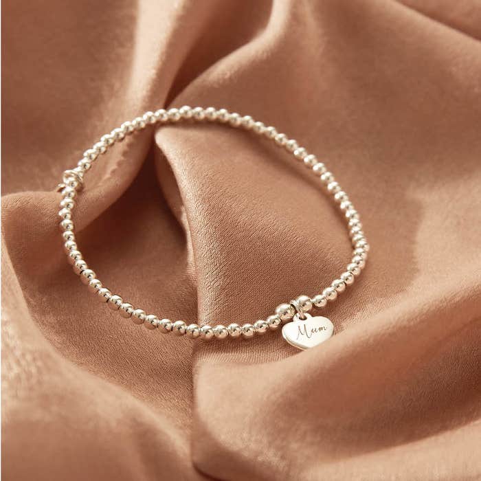 ChloBo Sterling Silver Cute Charm Heart Bracelet