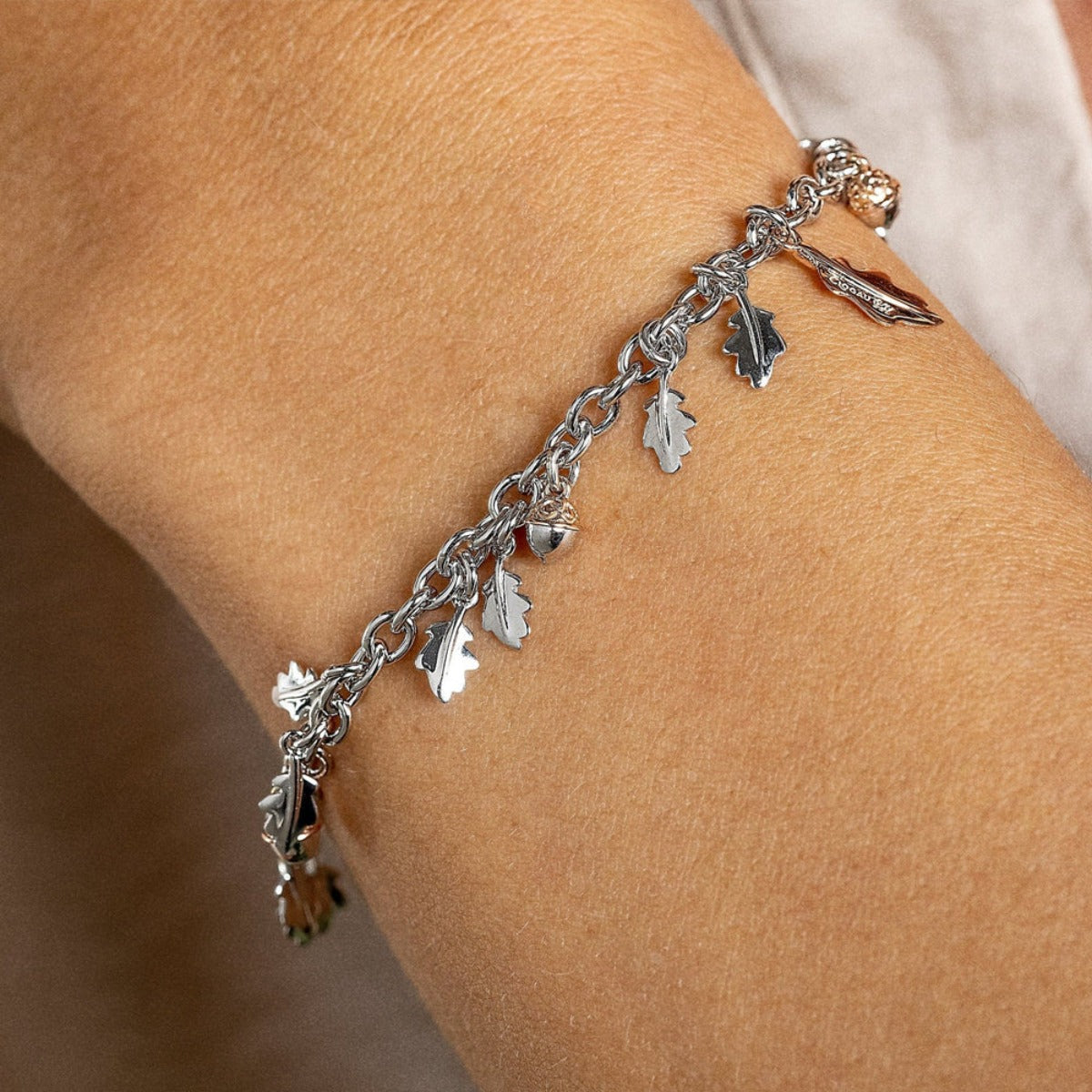 Clogau Sterling Silver Royal Oak Bracelet