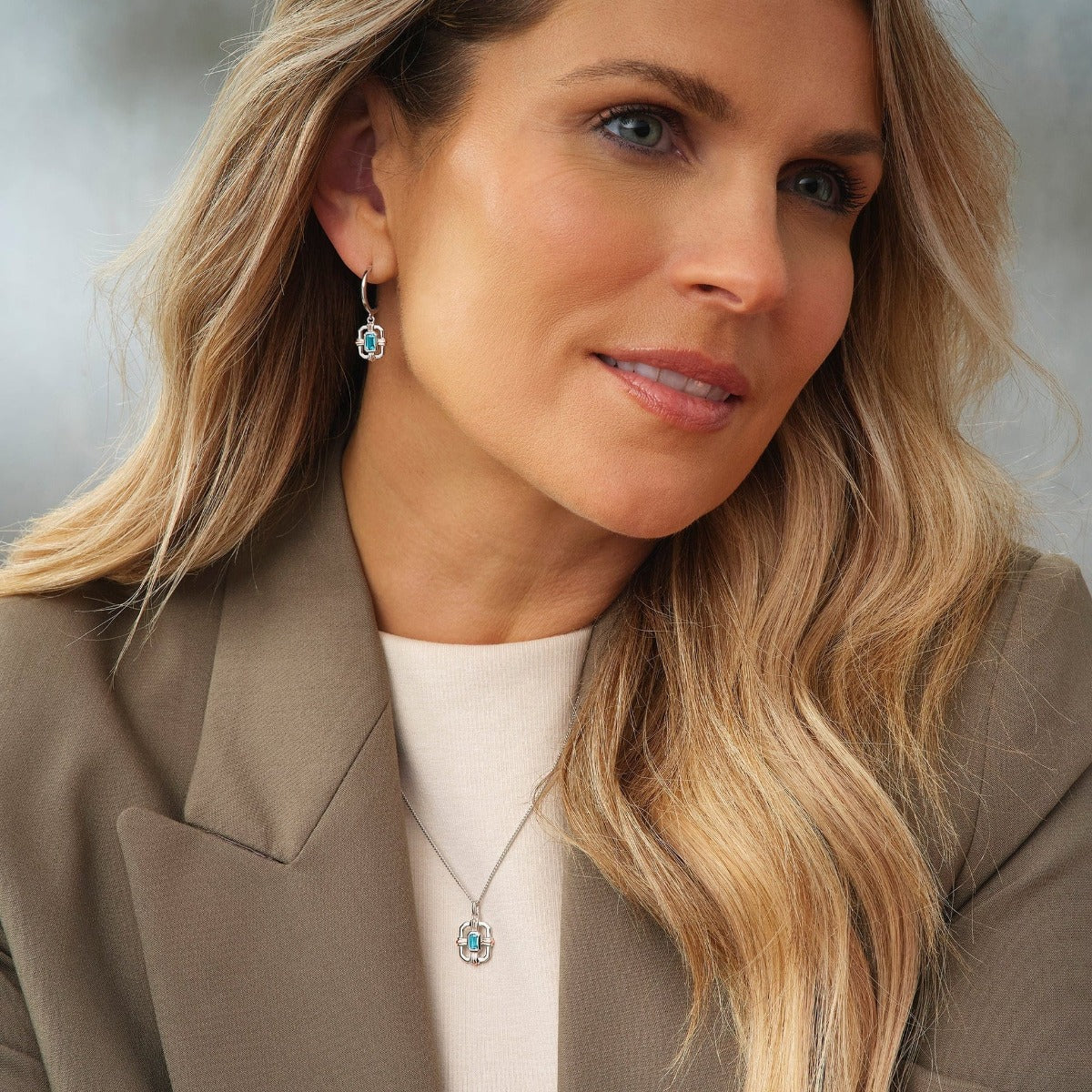 Clogau Sterling Silver Royal Heritage Drop Earrings