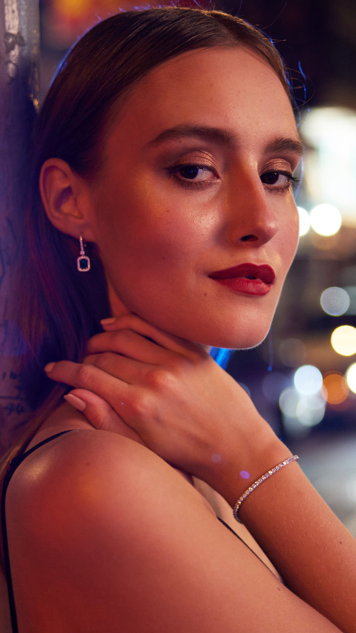 Carat Francine Round Prong Tennis Bracelet