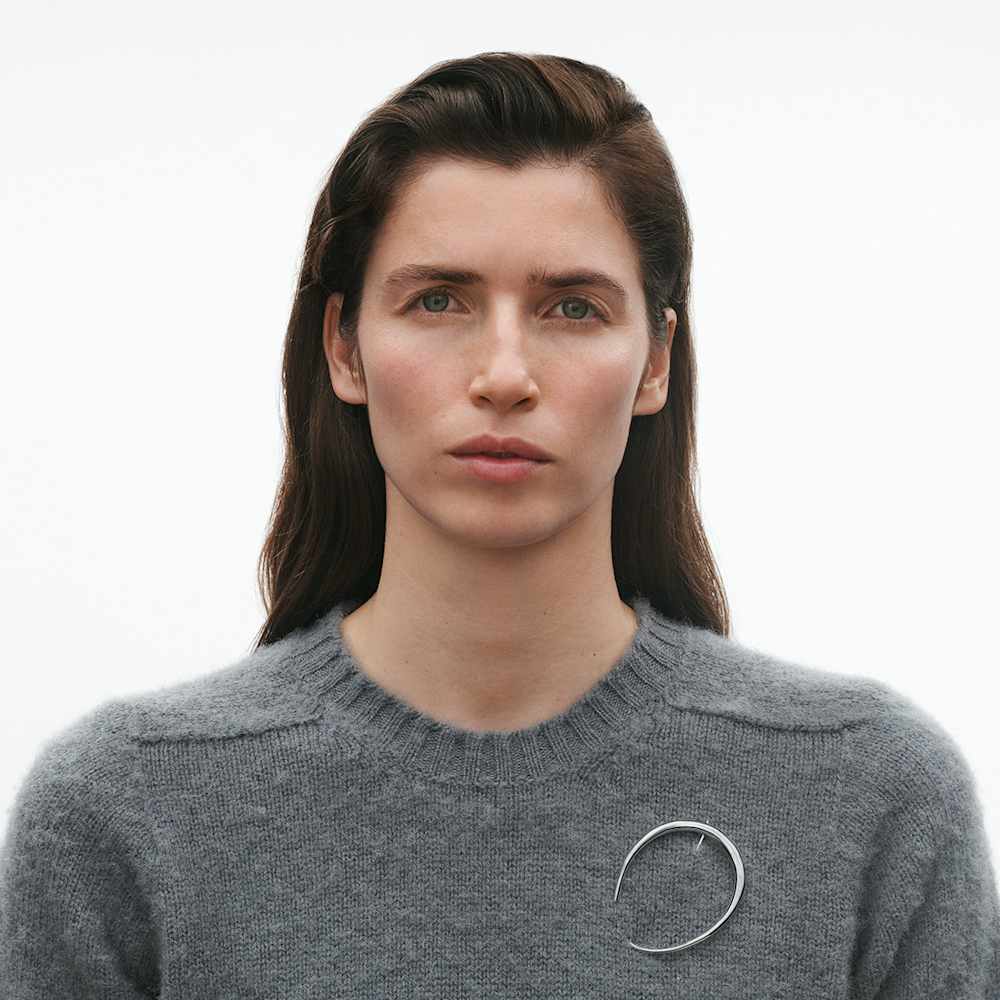 Georg Jensen Sterling Silver Offspring Large Brooch