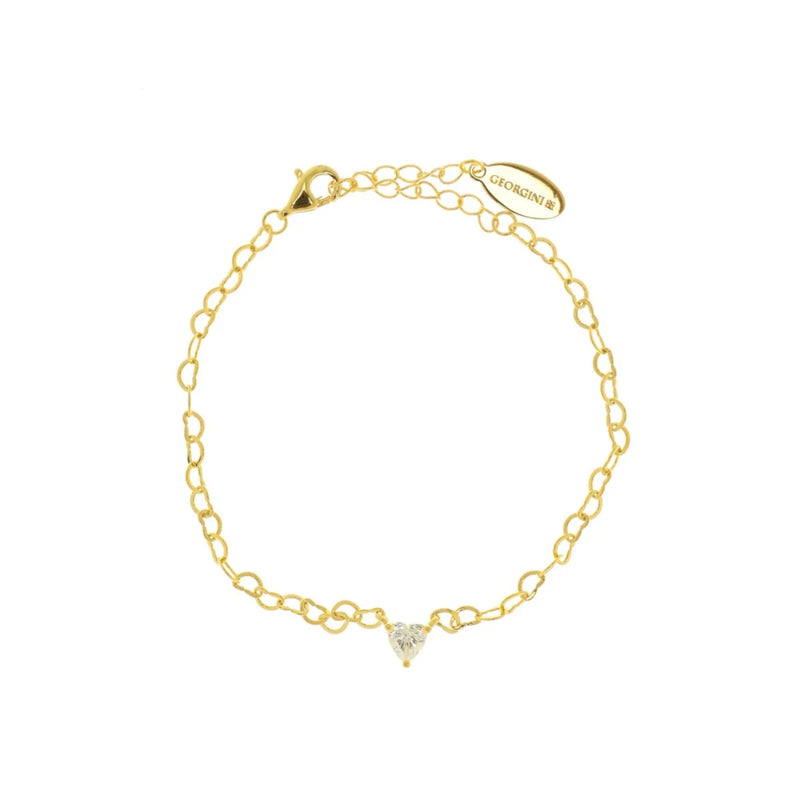 Georgini Sterling Gold Sweetheart Bracelet