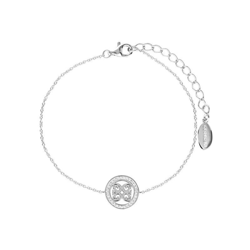 Georgini Sterling Silver Signature Medalion Bracelet