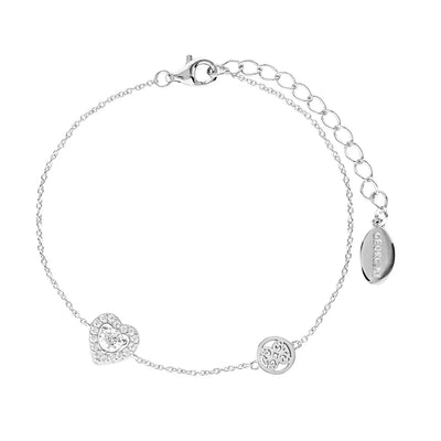Georgini Sterling Silver Signature Sealed With A Kiss Bracelet
