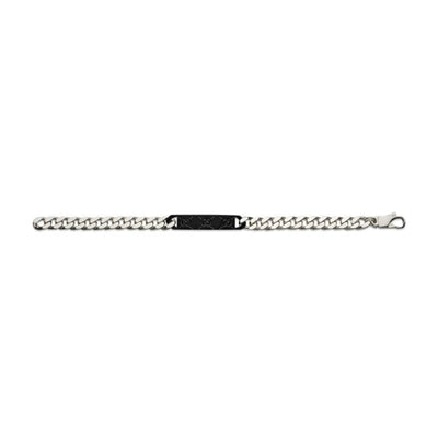 Gucci Sterling Silver Tag Bracelet