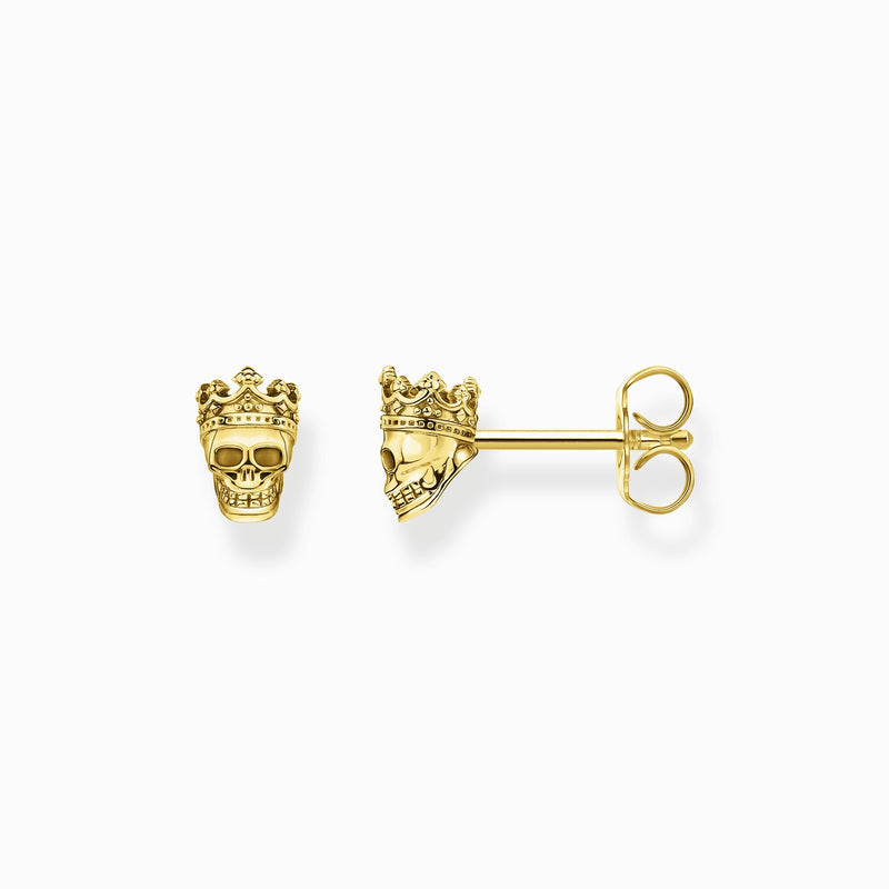 Thomas Sabo Ear Studs Skull King Gold