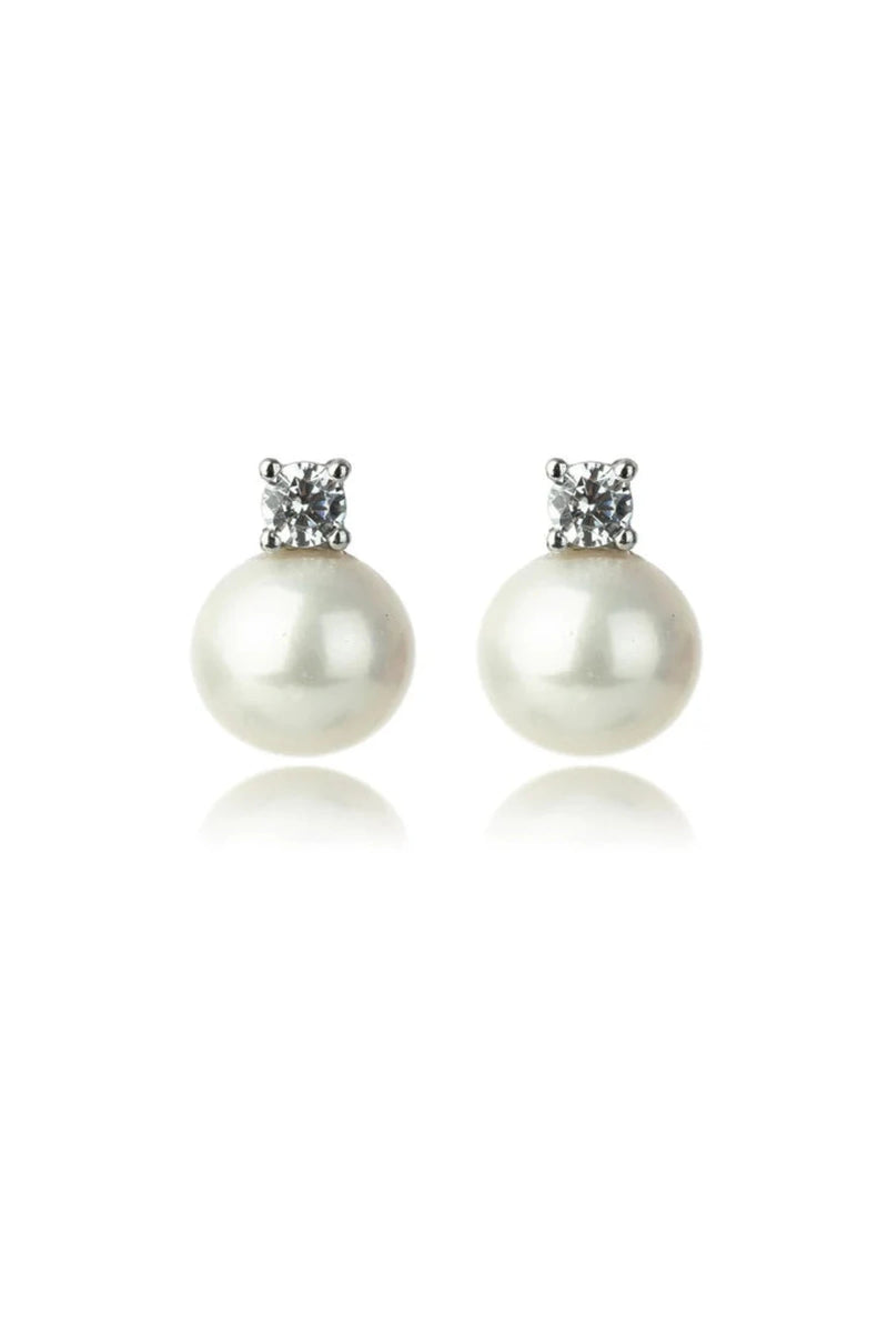 Georgini Sterling Silver Oceans Noosa Freshwater Pearl Earrings