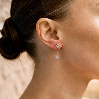 Georgini Sydney Soirée Fairwater Mother of Pearl Drop Earrings