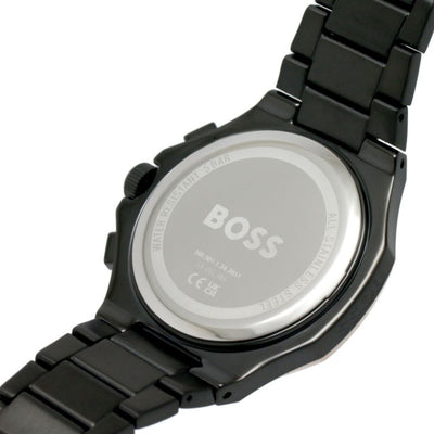 BOSS 45mm Black Stainless Steel  GQ Taper Quartz Men's Watch