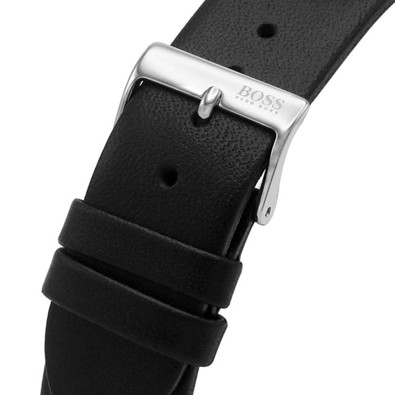 BOSS Leather Watch & Leather Bracelet Set