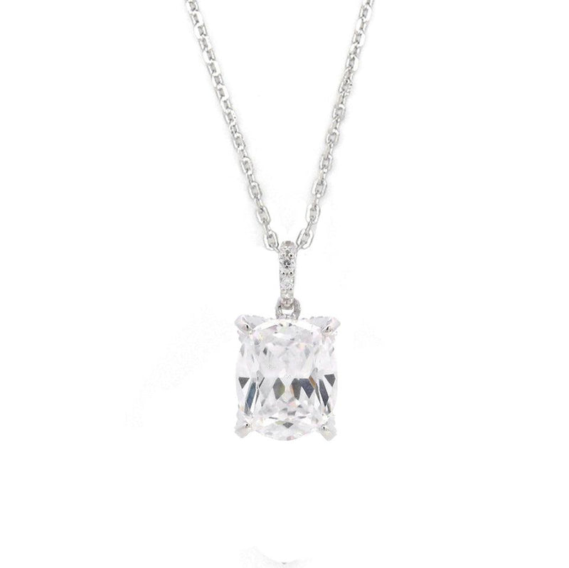 Georgini Silver Sydney Soirée Elaine Cushion Cut Pendant