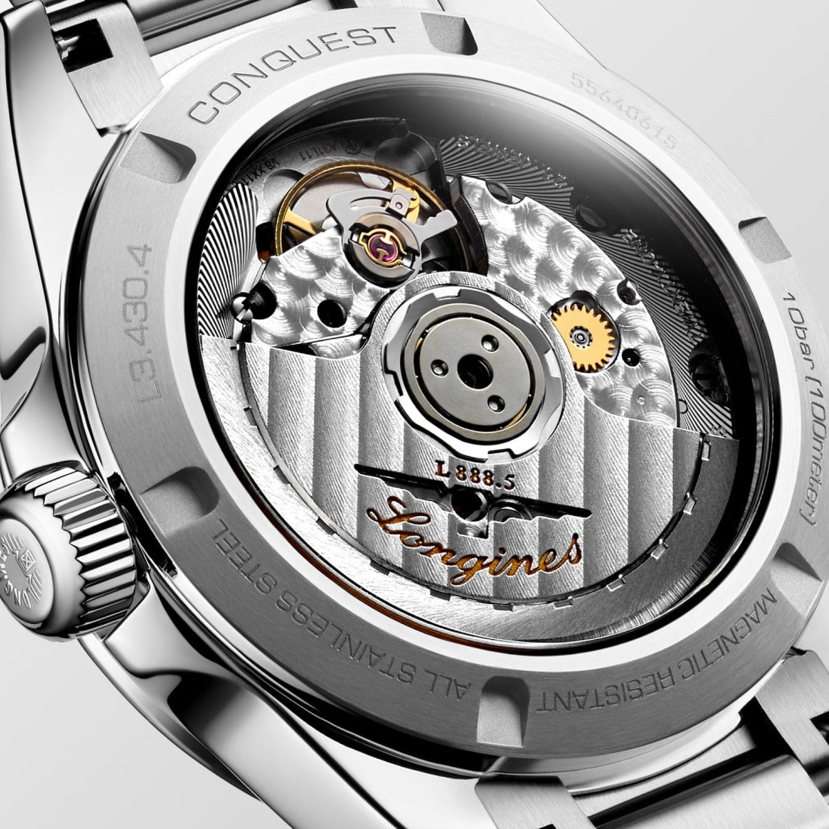 Longines Conquest 34mm Brown Automatic Men's Watch