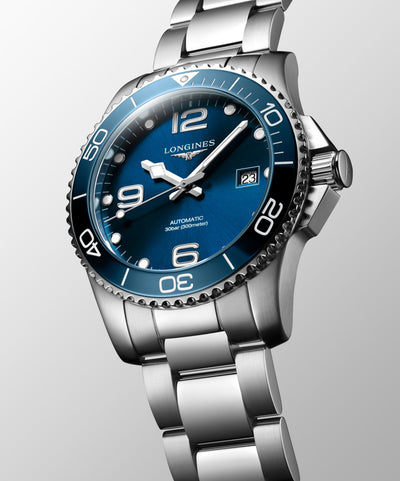 Longines HydroConquest 41mm Sunray Blue Automatic Men's Watch