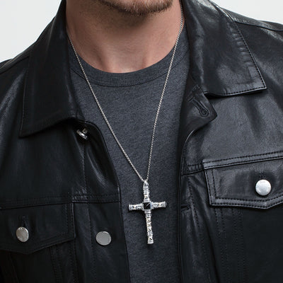 Thomas Sabo Pendant Black Ethno Cross Medium