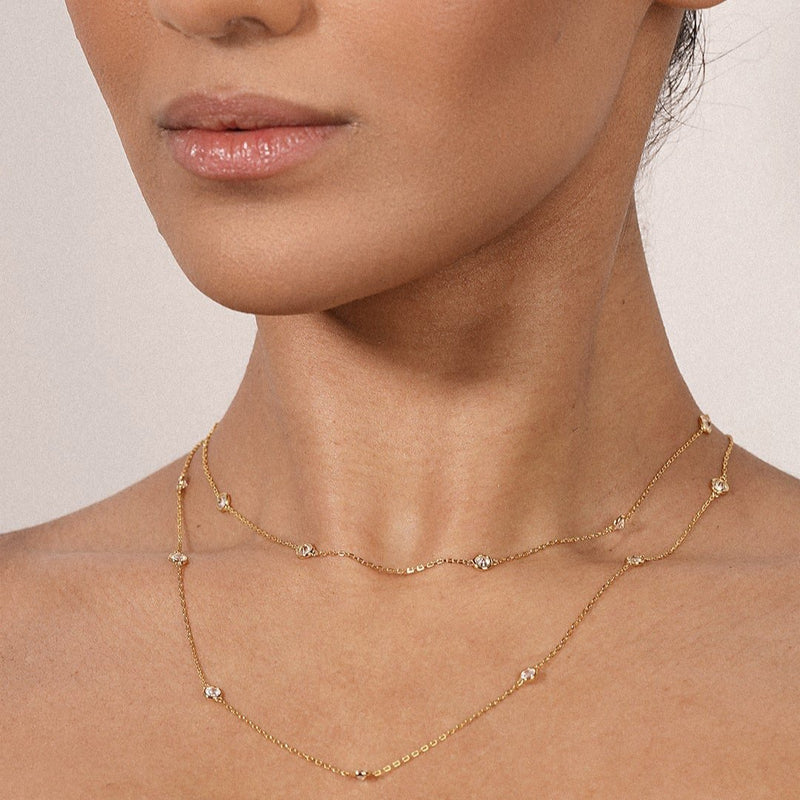 CARAT* London  Petra Necklace in 18K Gold Vermeil