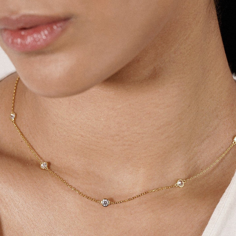 CARAT* London  Petra Necklace in 18K Gold Vermeil