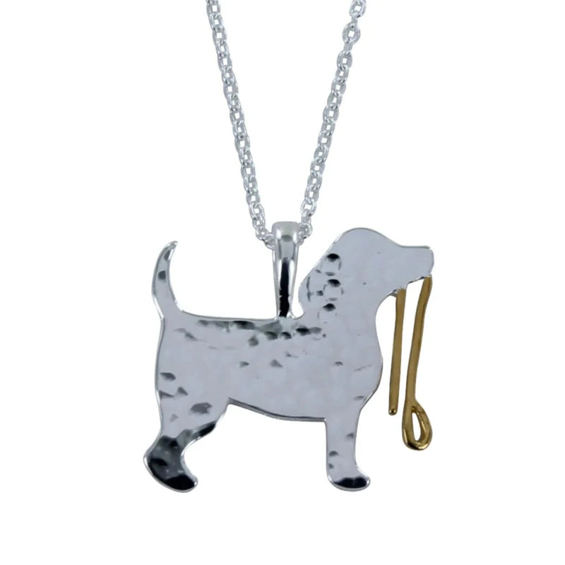 Sterling Silver Dog Necklace