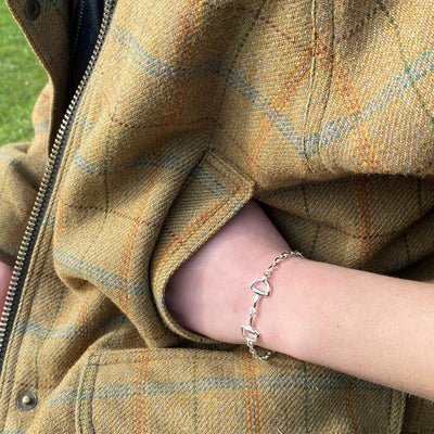 Sterling Silver Equestrian Bracelet