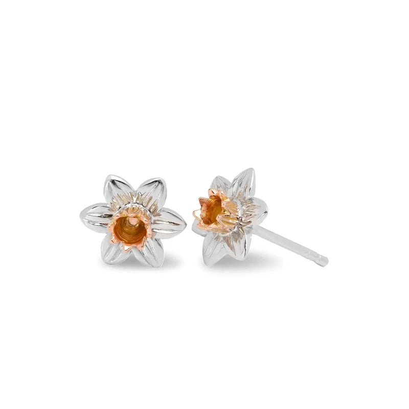 Clogau Sterling Silver Daffodil Earrings