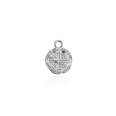 Steff Silver Coin Earring Charm