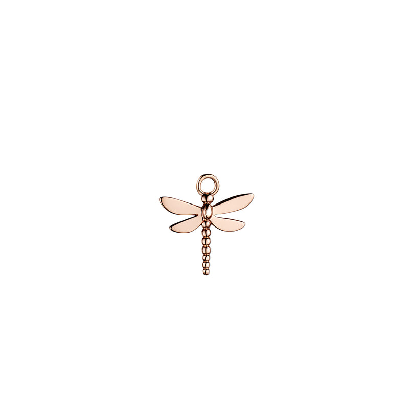 Steff Mix And Match Rose Gold Vermeil Dragonfly Earring Charm