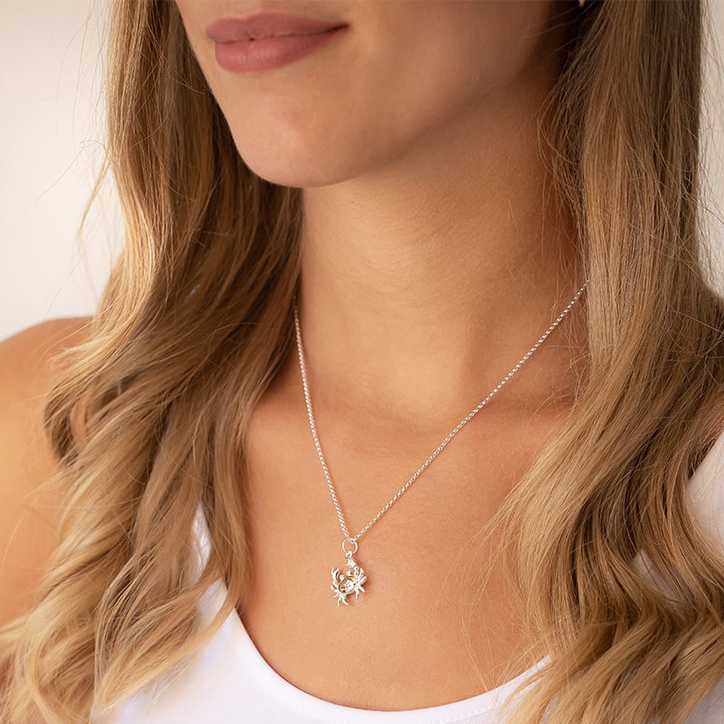 Steff Silver & Diamond Cancer Charm