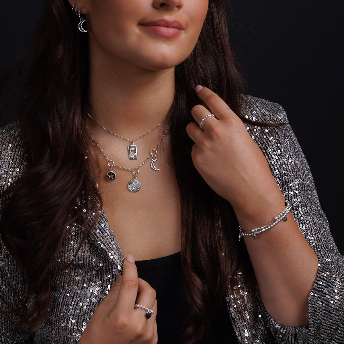 Steff Burning Love Tag Pendants