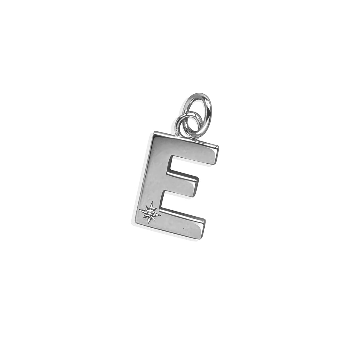 Steff Silver & Diamond Initial Charms