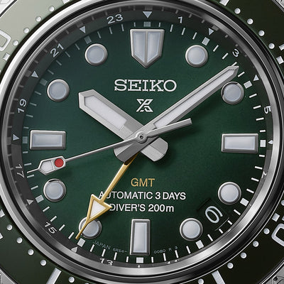 Seiko Prospex 'Marine Green' GMT Automatic Men's Watch SPB381J1 - Steffans Jewellers