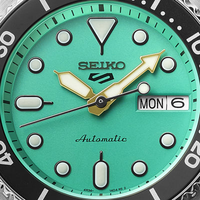 Seiko 5 Sports SKX Midi 38mm Teal Automatic Men's Watch SRPK33K1 - Steffans Jewellers