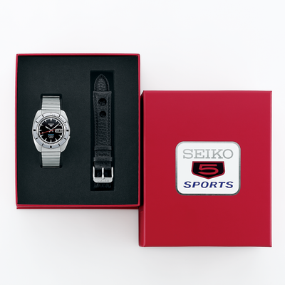 Seiko 5 Sports ‘Pepper Black’ 1968 Recreation Limited Edition Men's Watch