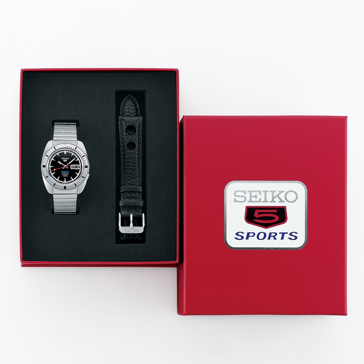 Seiko 5 Sports ‘Pepper Black’ 1968 Recreation Limited Edition Men&