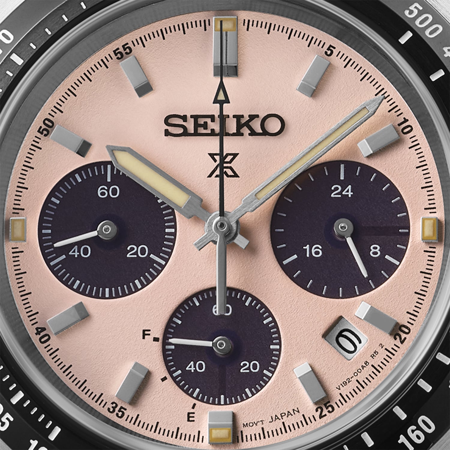 Seiko Prospex Speedtimer In Pale Pink Men's Watch