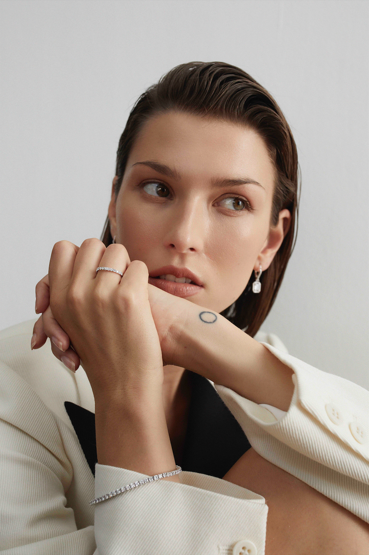 Carat Francine Round Prong Tennis Bracelet