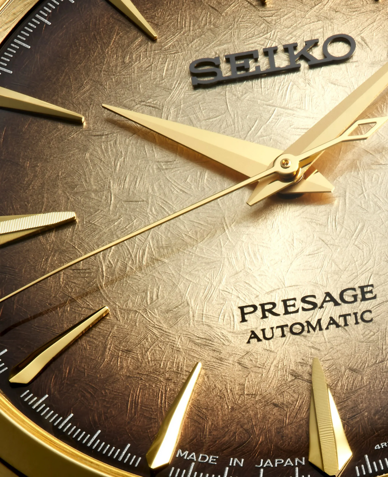 Seiko Presage 40.5mm Gold Automatic Men&