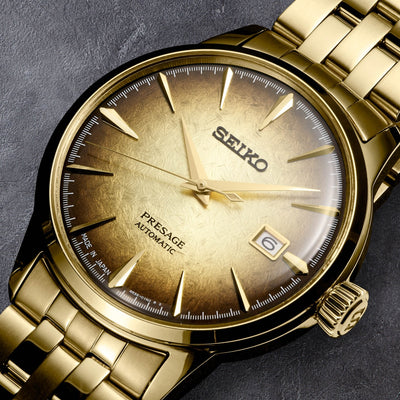 Seiko Presage 40.5mm Gold Automatic Men's Watch