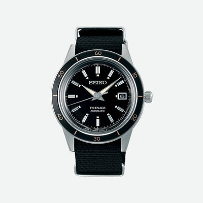 Seiko Presage 41mm Black Automatic Men's Watch