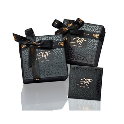 Steff Silver & Sodalite Gemstone Bead Good Karma Bracelet Set