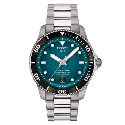 Tissot T-Sport 40 mm Graded turquoise black Automatic Men's Watch