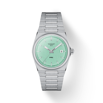 Tissot PRX 35mm Light Green Dial Quartz Men's Watch
