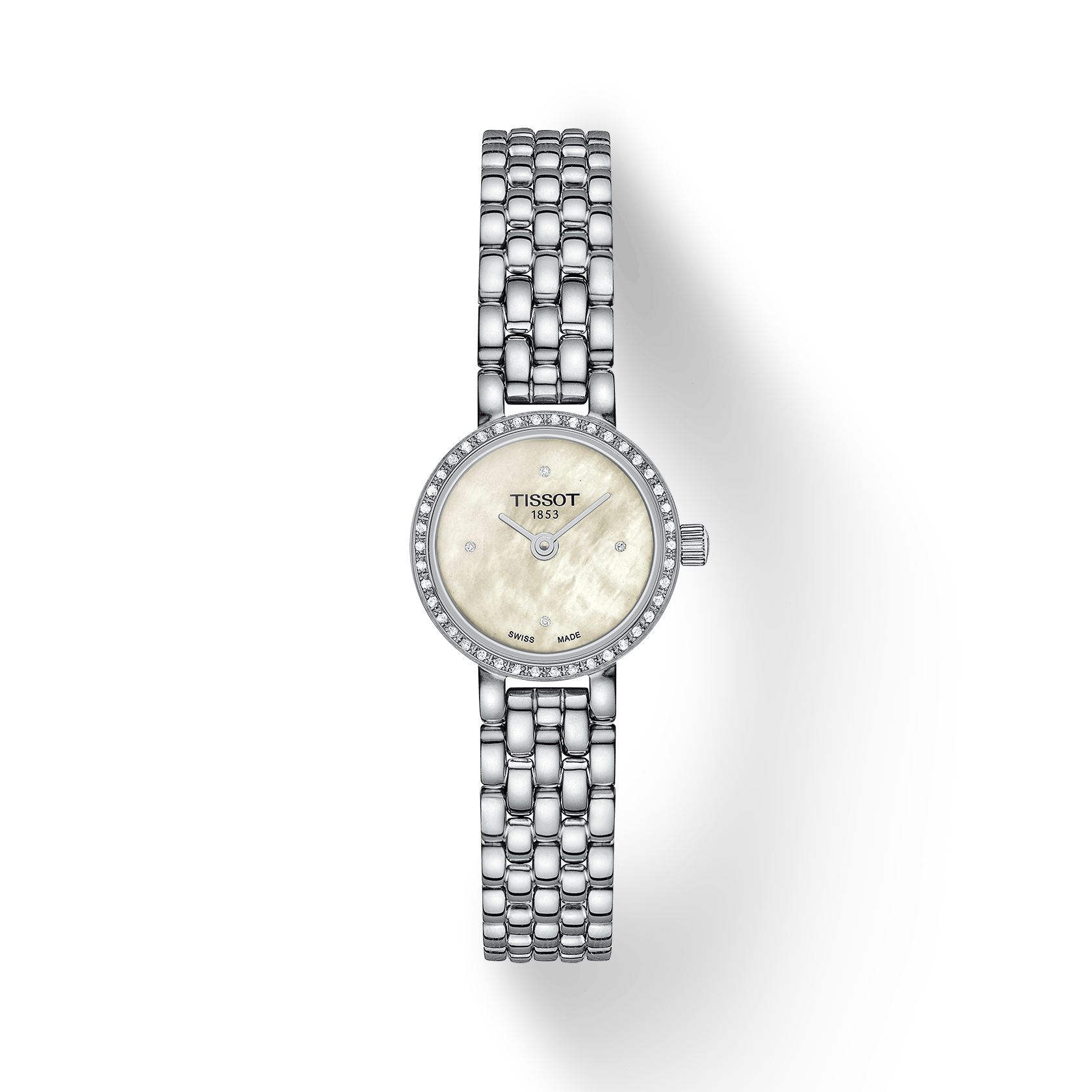 Tissot T-Lady 42mm White Mother-Of-Pearl Quartz Women's Watch