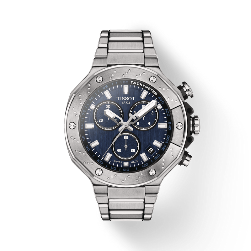 Tissot T-Race Chronograph 45mm Blue Swiss Quartz Men&