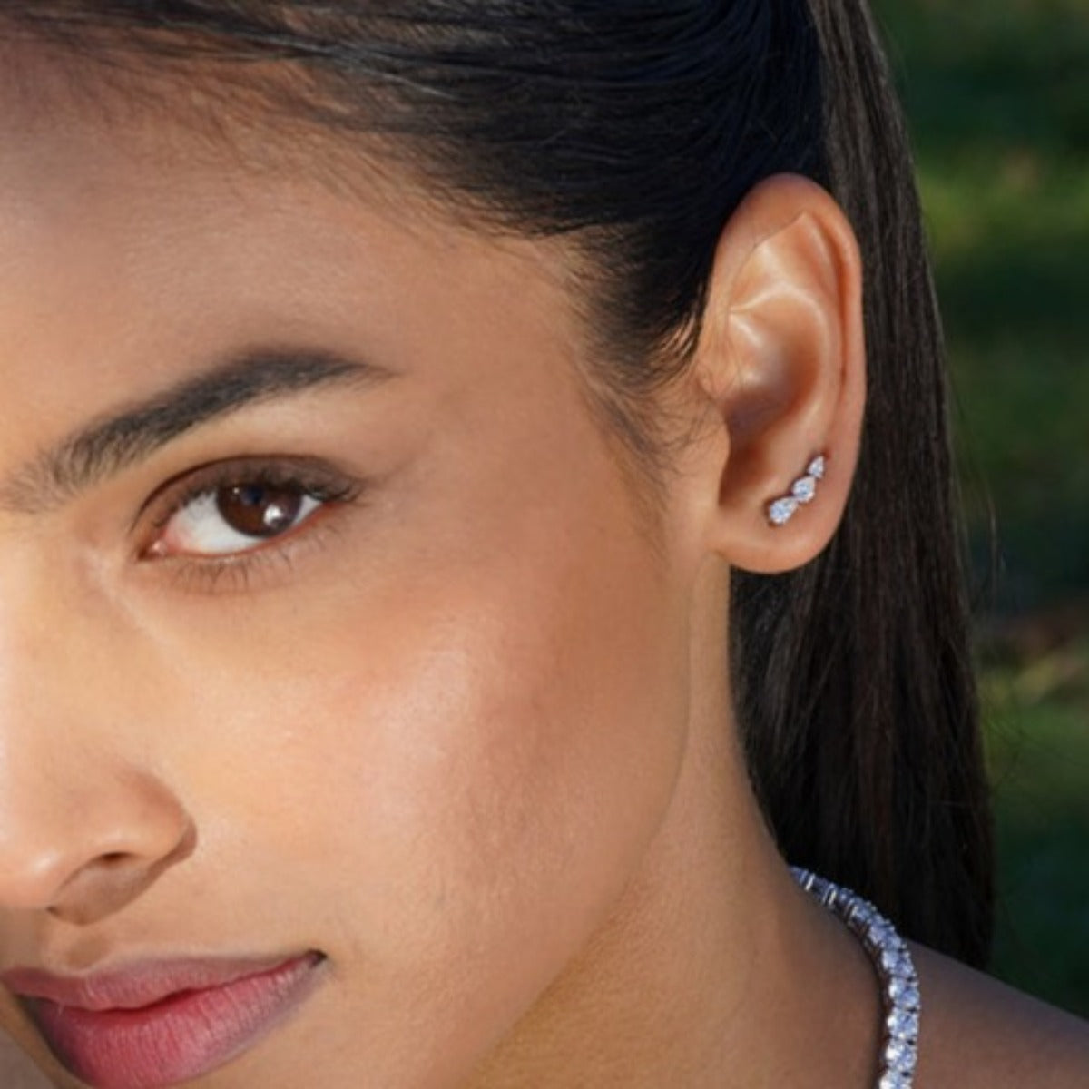 CARAT* London Sterling Silver Noa Ear Climber