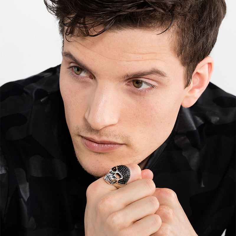 Thomas Sabo Ring Skull Pavé