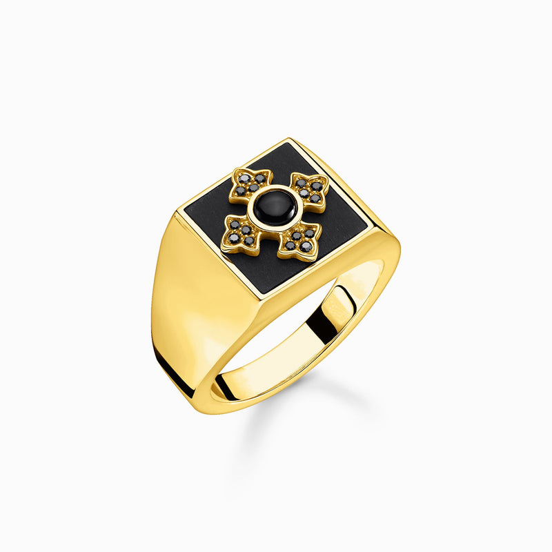 Thomas Sabo Ring Royalty Cross Gold