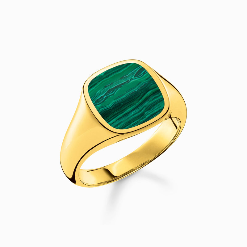 Thomas Sabo Ring Classic Green-Gold